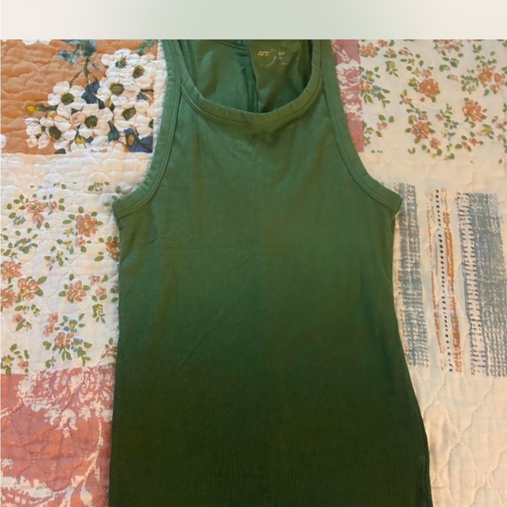 Green Ombre Tank Top